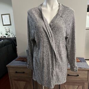 Derek heart grey cardigan sweater